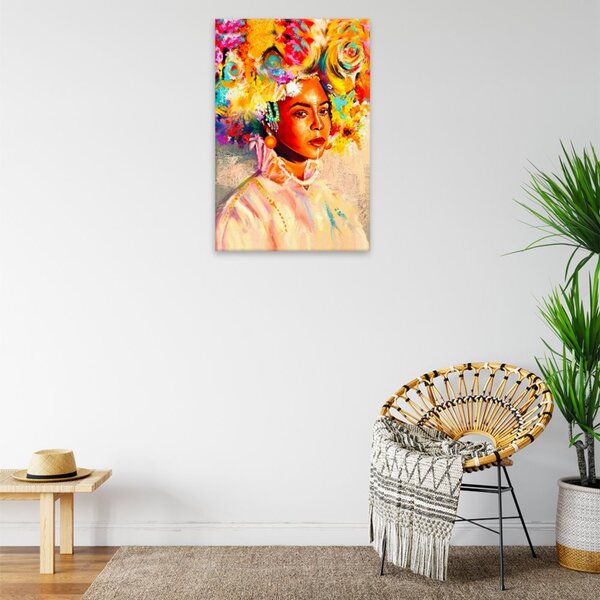 Obraz na plátně - Africká krása - 40x60 cm