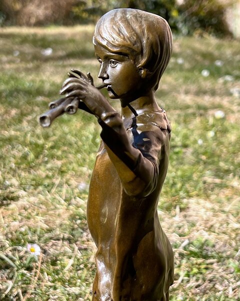 Bronzová soška socha - Peter Pan