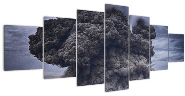 Obraz - Sopečná erupce (210x100 cm)