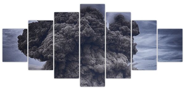 Obraz - Sopečná erupce (210x100 cm)