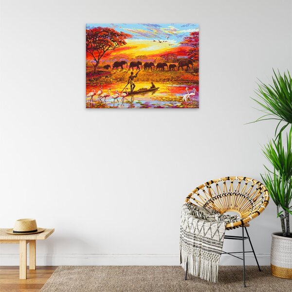 Obraz na plátně - Africká krása - 40x30 cm