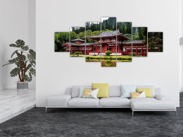 Obraz - Budhistický klášter (210x100 cm)