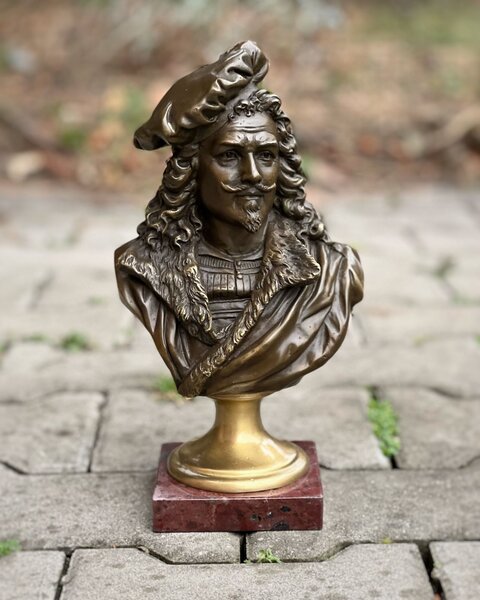 Bronzová socha soška Rembrandt busta