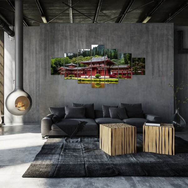 Obraz - Budhistický klášter (210x100 cm)