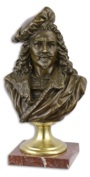 Bronzová socha soška Rembrandt busta