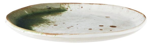 Dezertní talíř White/Green/Natural 21 cm