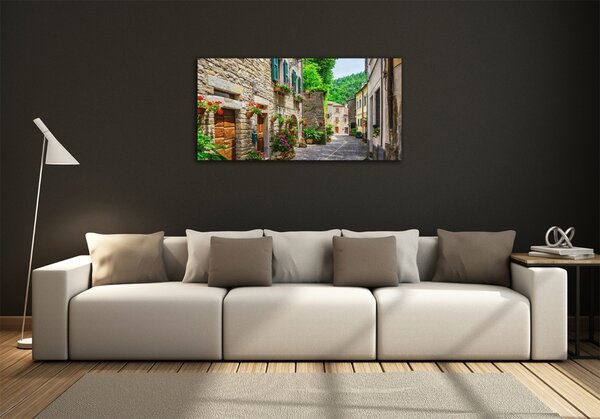 Moderní skleněný obraz z fotografie Okouzlující ulička osh-69581730