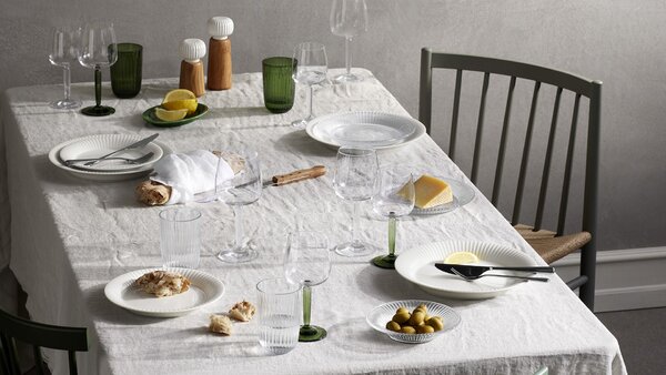 Sklenice na víno Hammershøi Green 350 ml – set 2 ks