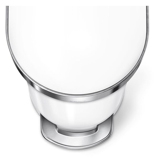 Pedálový ocelový odpadkový koš 45 l - simplehuman