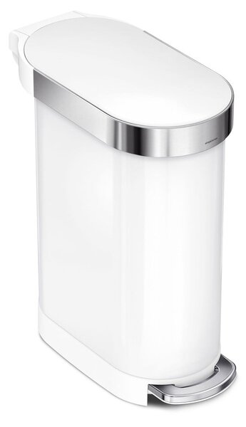 Pedálový ocelový odpadkový koš 45 l - simplehuman