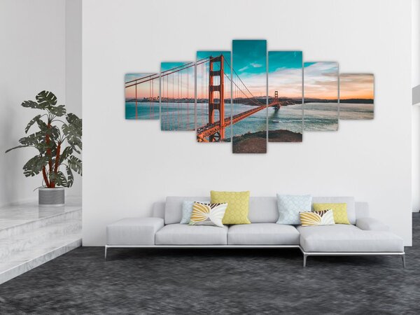 Obraz- Golden Gate, San Francisco (210x100 cm)