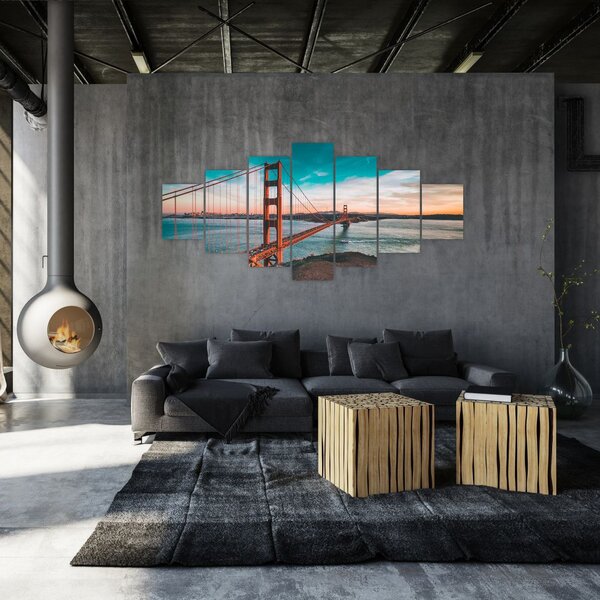 Obraz- Golden Gate, San Francisco (210x100 cm)