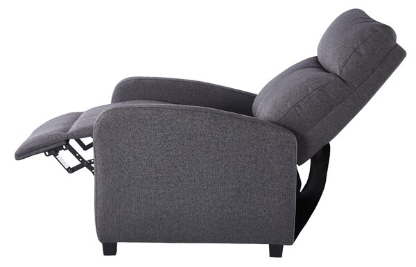 Relaxační křeslo Igor rozkládací tmavě šedé