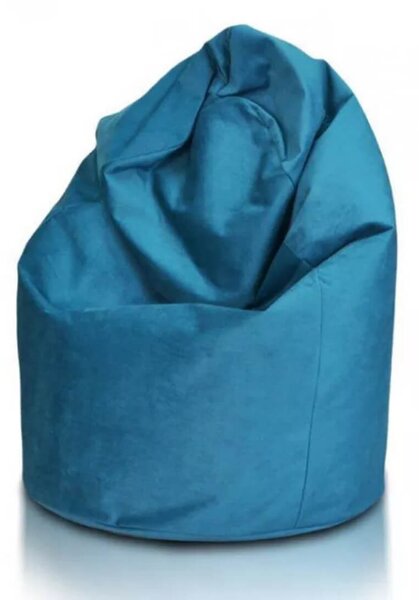 Sedací pytel Primabag Mega Sako plyš modrá