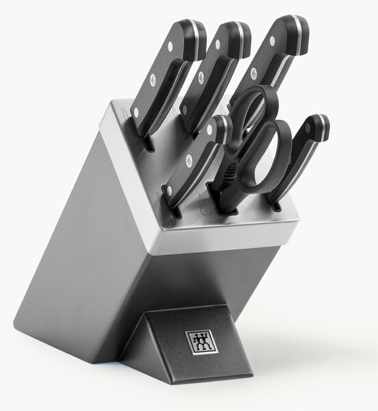 Samoostřící blok na nože's 5 noži a 1 nůžkami Gourmet