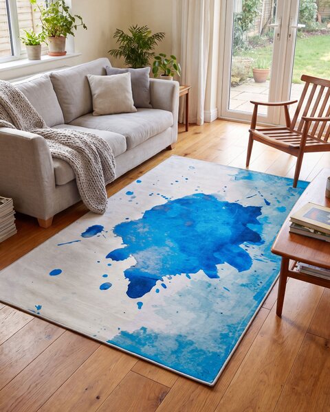 Koberec ODALAR Modrá 140 x 200 cm