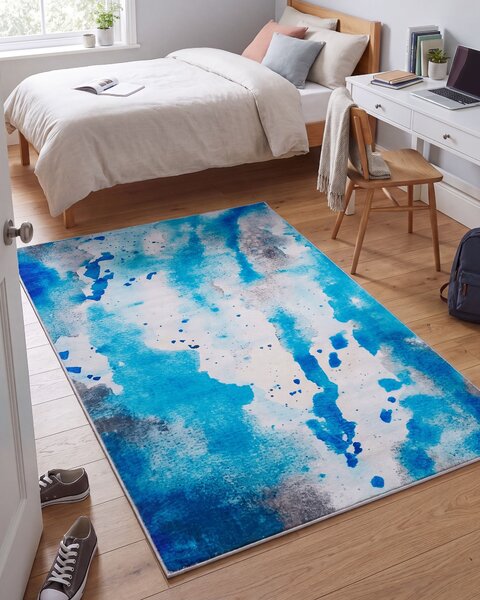 Koberec BOZAT Modrá 140 x 200 cm
