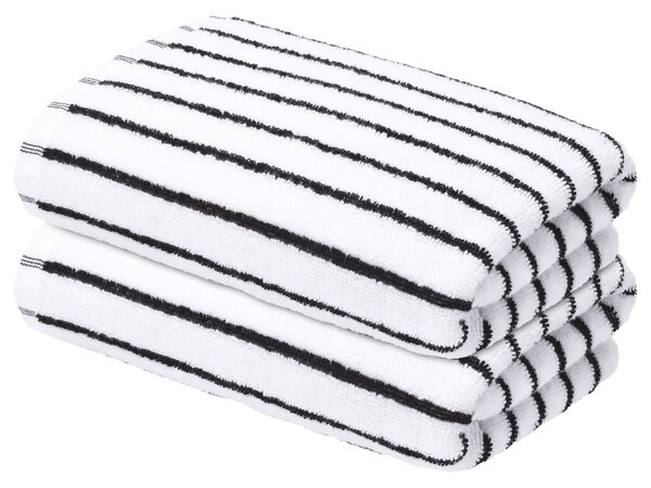 Livarno® Froté ručník, 2 kusy, 50 x 100 cm (bílá) (100407459004)
