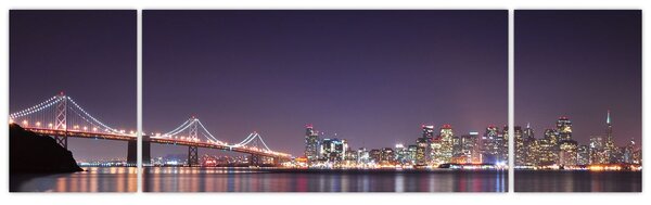 Obraz pohledu na San Francisco, California (170x50 cm)