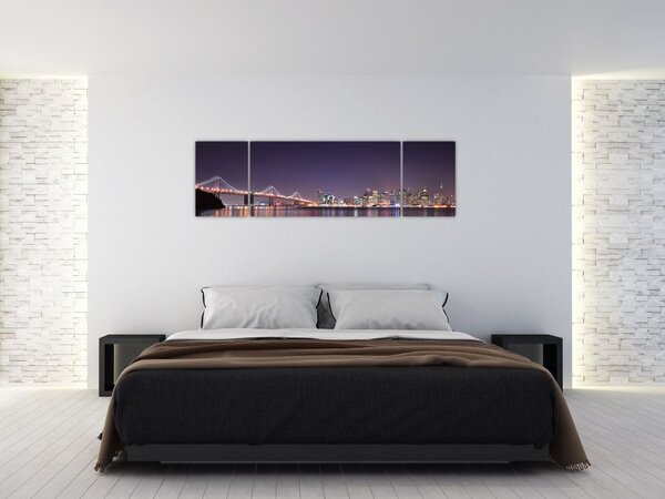 Obraz pohledu na San Francisco, California (170x50 cm)