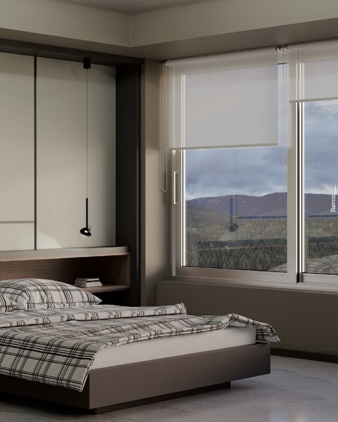 Redo Závěsné flexibilní LED svítidlo RAVEN ø 100mm, 9W Barva: Černá, Teplota světla: 3000K - teplá bílá