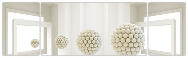 Obraz - Pohled dovnitř - abstraktní (170x50 cm)
