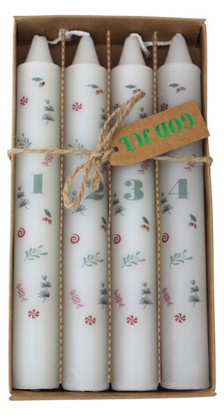 Adventní svíčky Christmas Ginger – set 4 ks