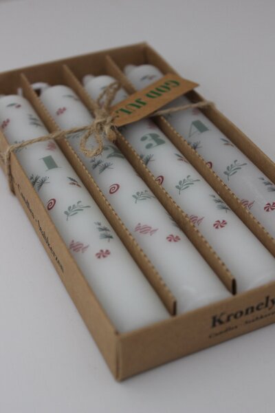 Adventní svíčky Christmas Ginger – set 4 ks