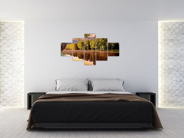 Obraz - Za řekou (125x70 cm)