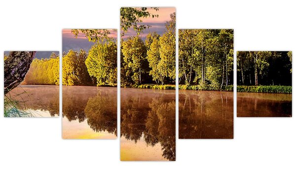 Obraz - Za řekou (125x70 cm)