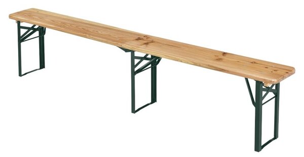 Pivní set 220 cm z jedlového dřeva, skládací, nosnost 250 kg