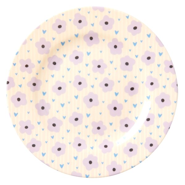 Melaminový talíř Pink Flower Print