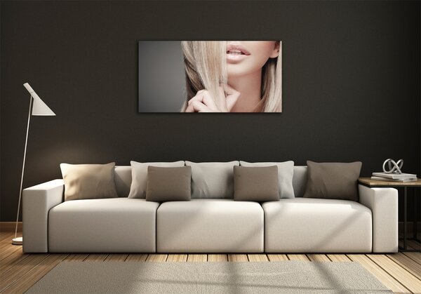 Foto obraz sklo tvrzené Hezká blondýnka osh-71216638