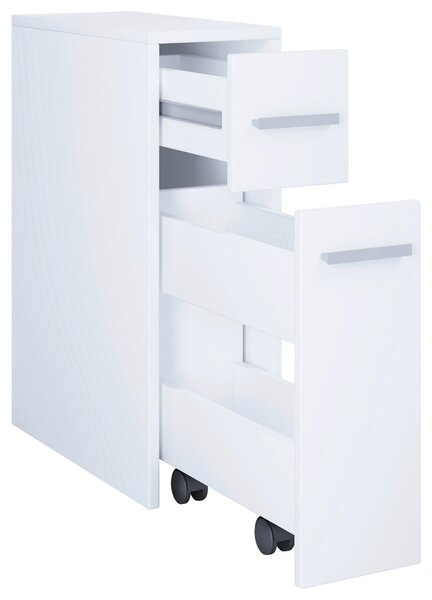 SPODNÍ SKŘÍŇKA, bílá, bílá, 19,9/61,4/45 cm MID.YOU - Koupelnové série, Online Only