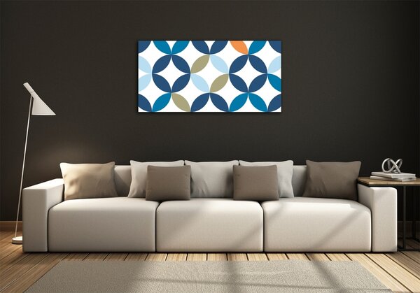 Foto obraz sklo tvrzené Geometrické pozadí osh-71814859
