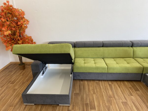 Rohová sedací souprava do U, MODULO VI