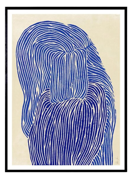 Autorský plakát Deep Blue by Rebecca Hein 50 x 70 cm