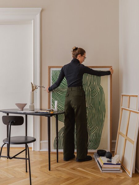 Autorský mini plakát Green Ocean by Rebecca Hein A5