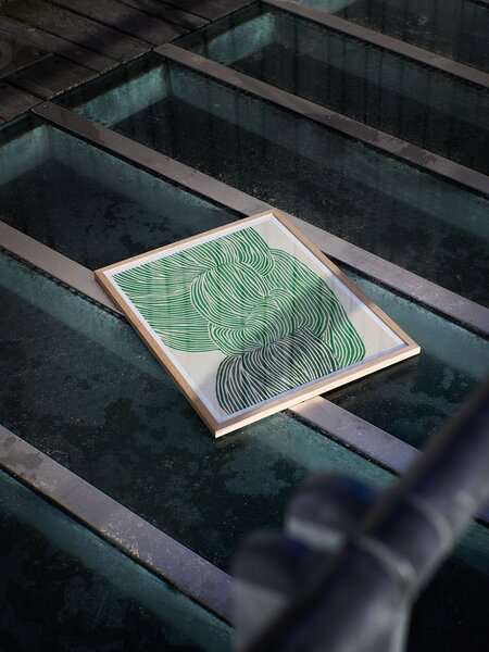 Autorský mini plakát Green Ocean by Rebecca Hein A5