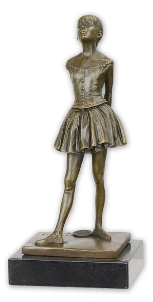 Bronzová socha malá soška - Tanečnice baletka Degas