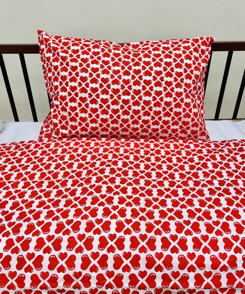 Povlečení bavlněné dětské Baby love - Detský set 130x90cm + 65x45cm