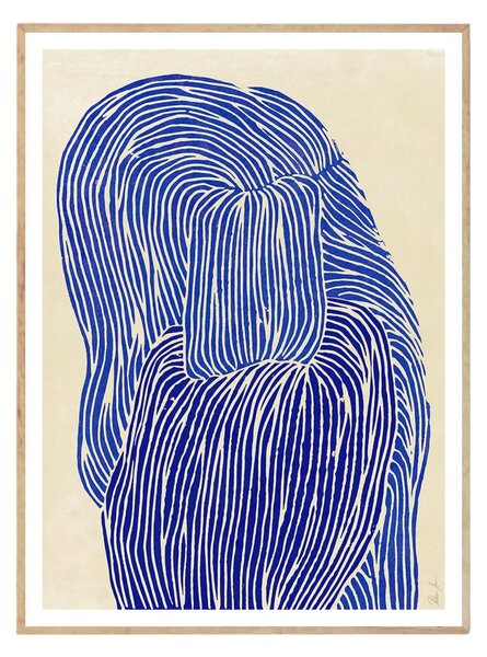Autorský plakát Deep Blue by Rebecca Hein 30x40 cm