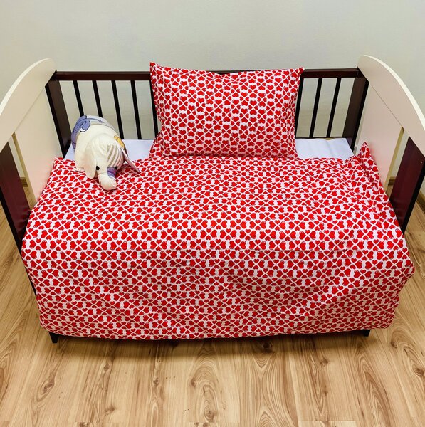 Povlečení bavlněné dětské Baby love - Detský set 130x90cm + 65x45cm