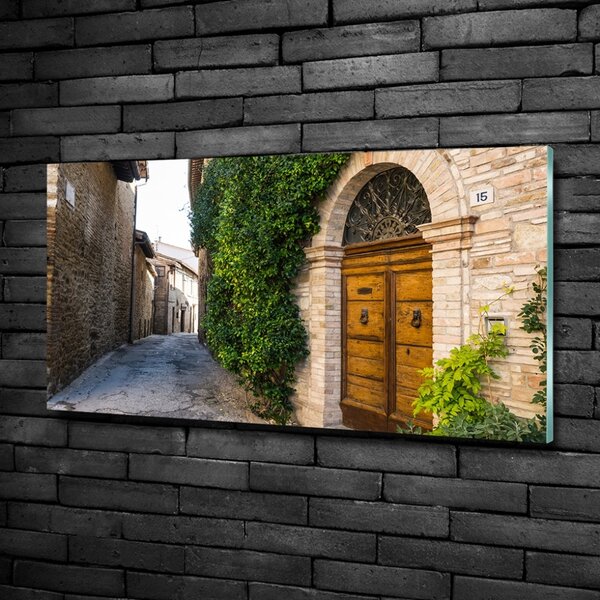 Foto-obraz fotografie na skle Okouzlující ulička osh-72603695