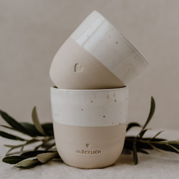 Kameninový hrnek Heart 200 ml