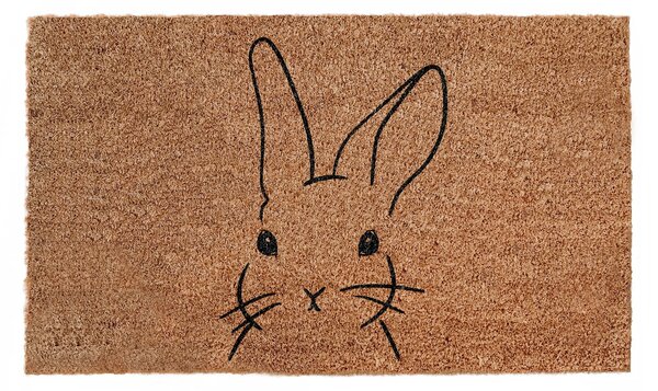 Rohožka z kokosového vlákna Rabbit 75 x 45 cm