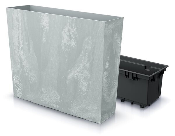 Truhlík vysoký URBI CASE BETON EFFECT antracit 58cm