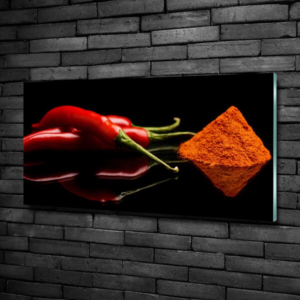 Fotoobraz na skle Chilli a cayenne osh-72959251