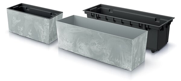 Truhlík URBI CASE BETON EFFECT antracit 39,5cm