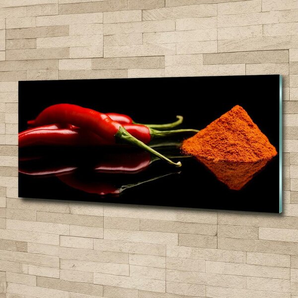Fotoobraz na skle Chilli a cayenne osh-72959251